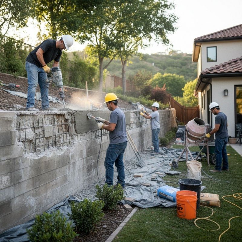 Concrete Wall Installation